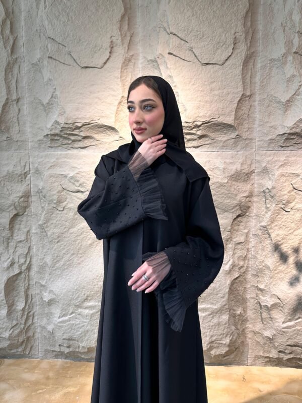 076 Black Abaya - Image 2