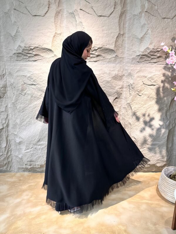 076 Black Abaya - Image 3